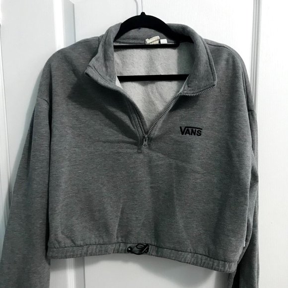 Vans Cropped Quarter Zipped Sweater - Picture 2 of 4